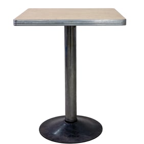 Mid Century Square Top Cafe Table
