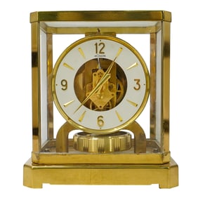 Vintage Jaeger LeCoultre Brass Atmos Clock