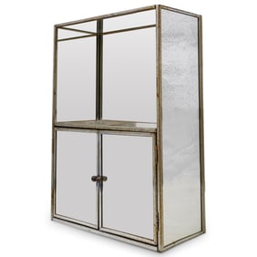 Mid Century Mirrored Medicine Cabinet