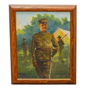 Charles Johnson Post (American, 1873-1956) Oil Painting