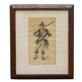Charles Johnson Post (American, 1873) Original Etching