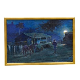 Charles Johnson Post (American, 1873-1956) Oil Painting