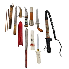 (6 Pc) Antique Collection Of Weapons