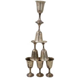 (7 Pc) Gorham Sterling Silver Goblets