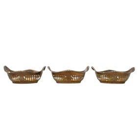 (3 pcs) Sterling Silver Small Bowls