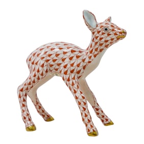 Herend Porcelain First Edition "Fawn" Figurine