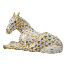Herend Porcelain 1998 Guild "Foal" Figurine