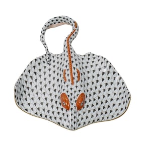 Herend Porcelain "Stingray" Fishnet 175 Years Anniversary Figurine
