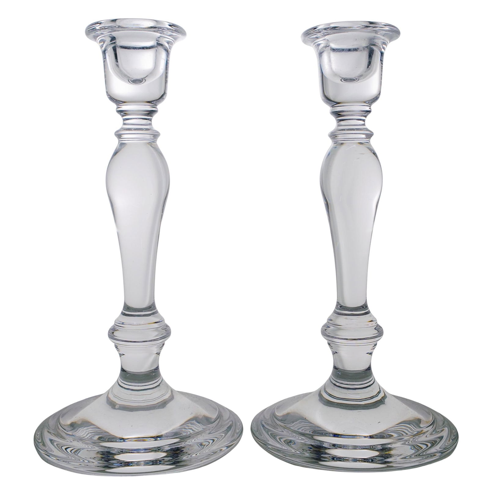 (2 Pc) Tiffany & Co. Crystal Candlesticks (1 of 5)
