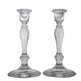 (2 Pc) Tiffany & Co. Crystal Candlesticks