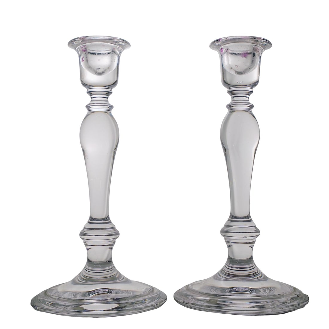(2 Pc) Tiffany & Co. Crystal Candlesticks (1 of 4)