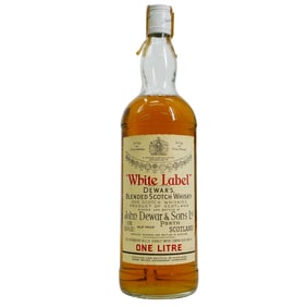 Vintage Dewar's Scotch Whisky "White Label"