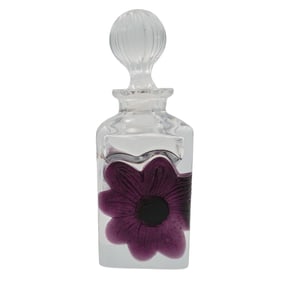 Daum France Art Glass "Coppelia" Bottle