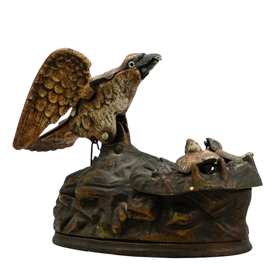 1883 Cast-Iron Mechanical Eagle Bank (1 of 7)
