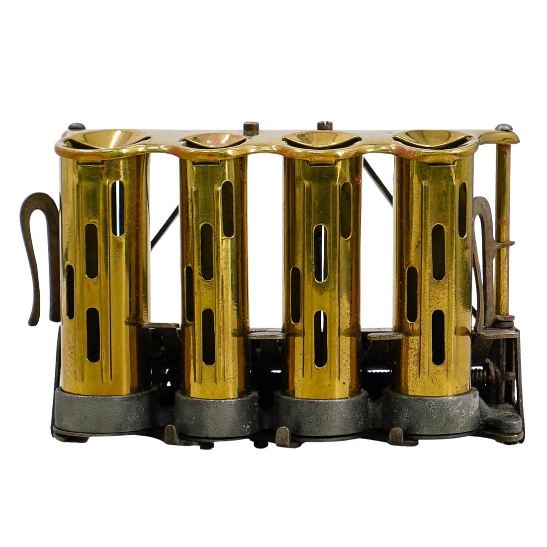 Vintage McGill Brass High Speed 4 Barrel Coin Changer (1 of 6)