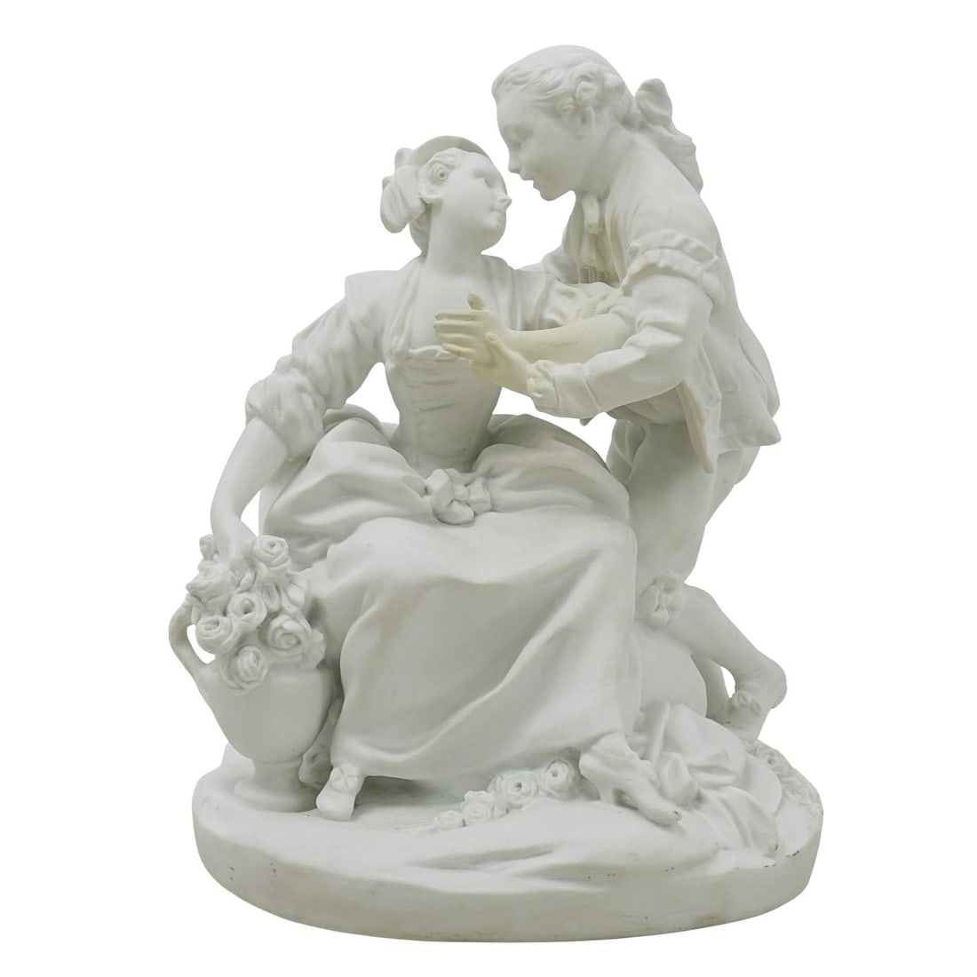 Sevres Biscuit Porcelain "Festival at the Chateau" Figure Group (1 of 6)