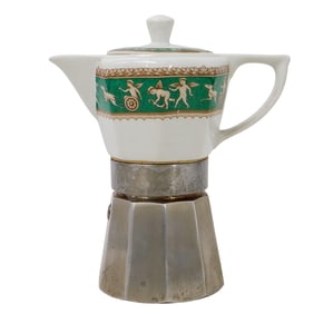 Vintage Italian Porcelain Coffee Pot
