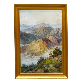 Alois Arnegger (Austrian, 1879-1963) Oil on Canvas Landscape Painting
