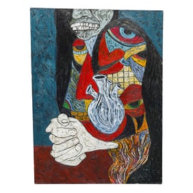 Abstract Oil Painting On Canvas