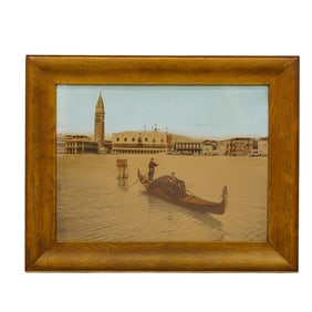 Hand-Tinted Large Photograph of Venice