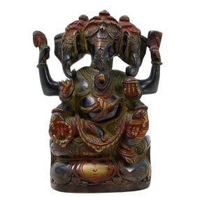 Antique Buddhist Ganesha Bronze Figurine