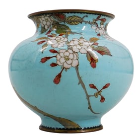 Antique Japanese Cloisonne Vase