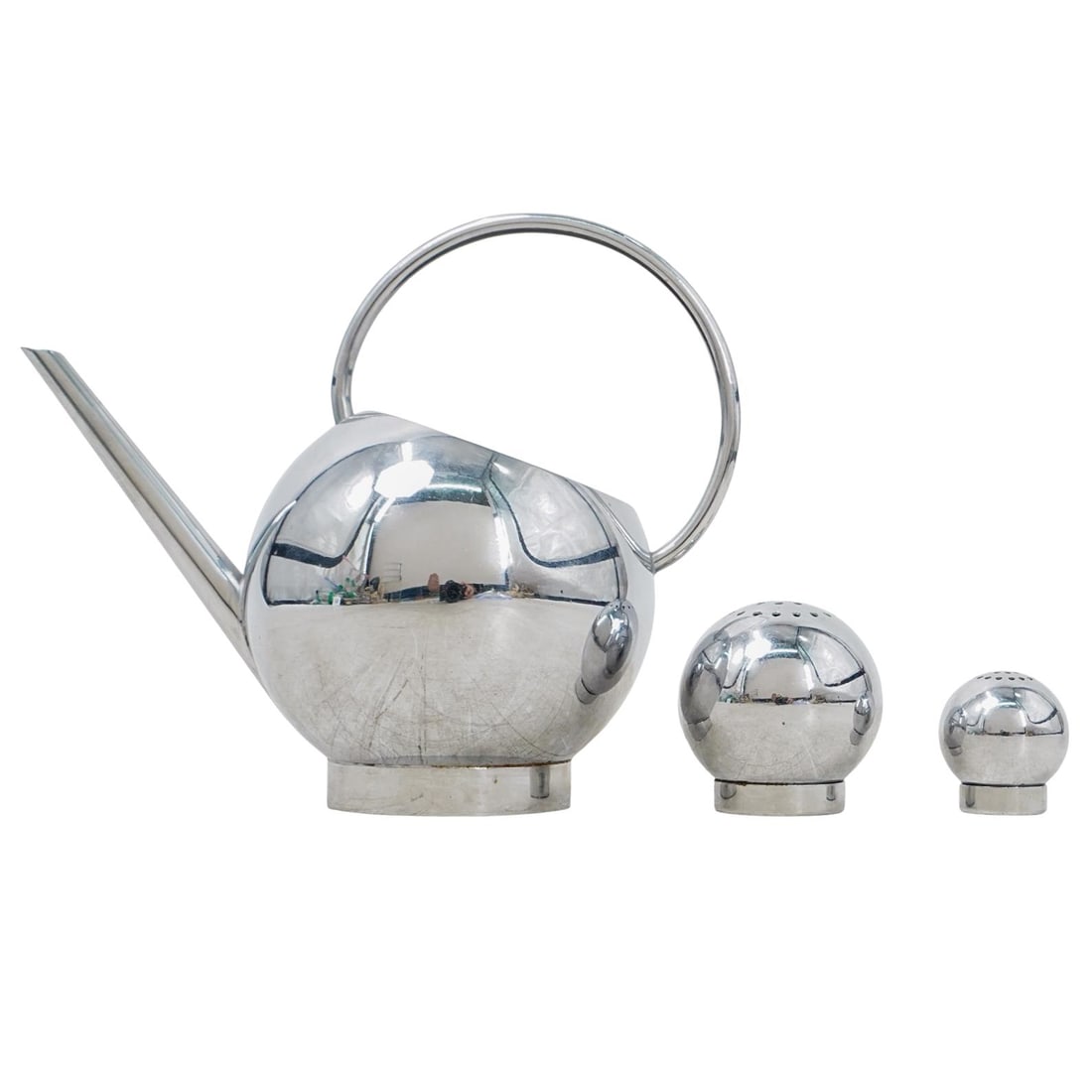 (3 Pc) Chase By Russel Wright Art Deco Chrome Pancake/Corn Set (1 of 9)