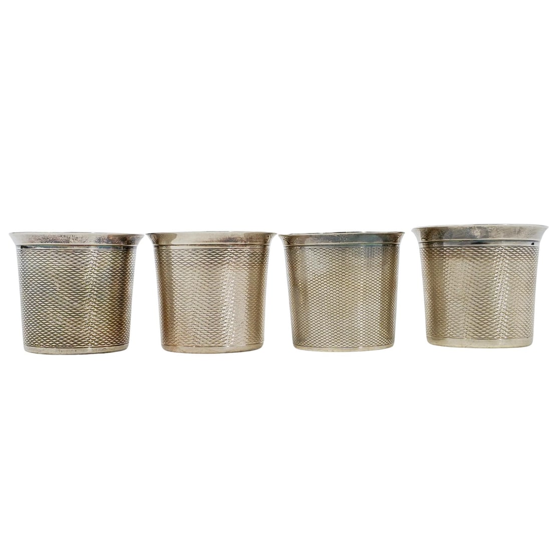 French Plasait Orfevre Silver Plated Drinking Liquor Cups (1 of 7)