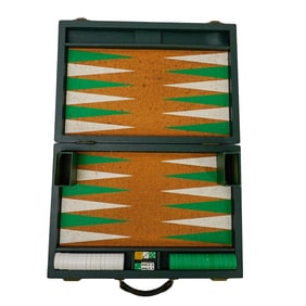 Vintage Crisloid Bakelite Backgammon Set