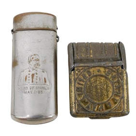 (2 Pc) Pre-Prohibition Match Safes