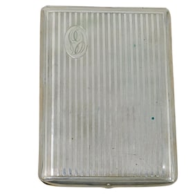 Silver Plated Cigarette Case