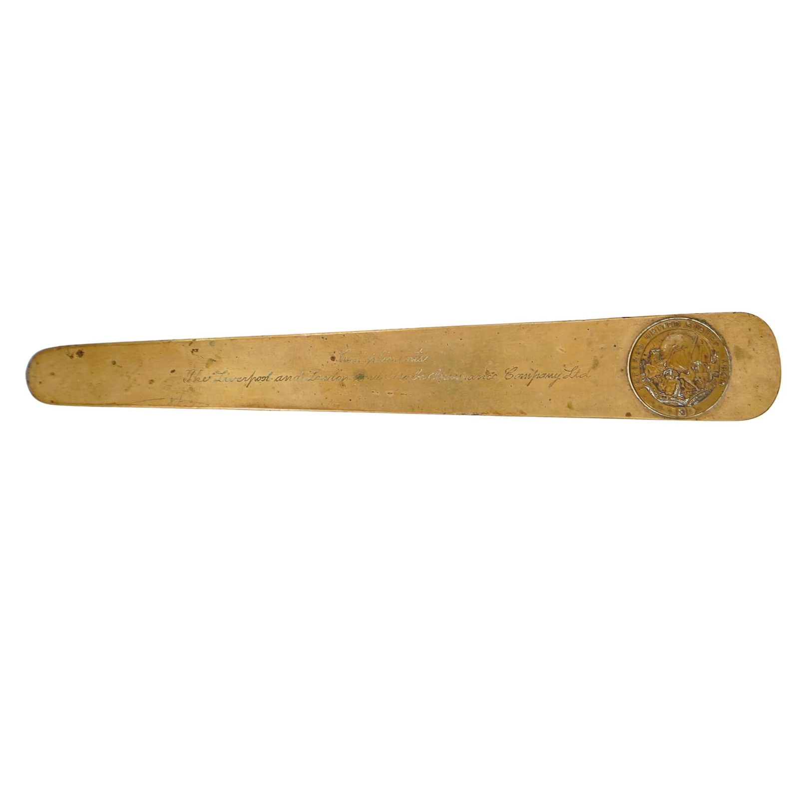 Antique Brass Letter Opener (1 of 4)