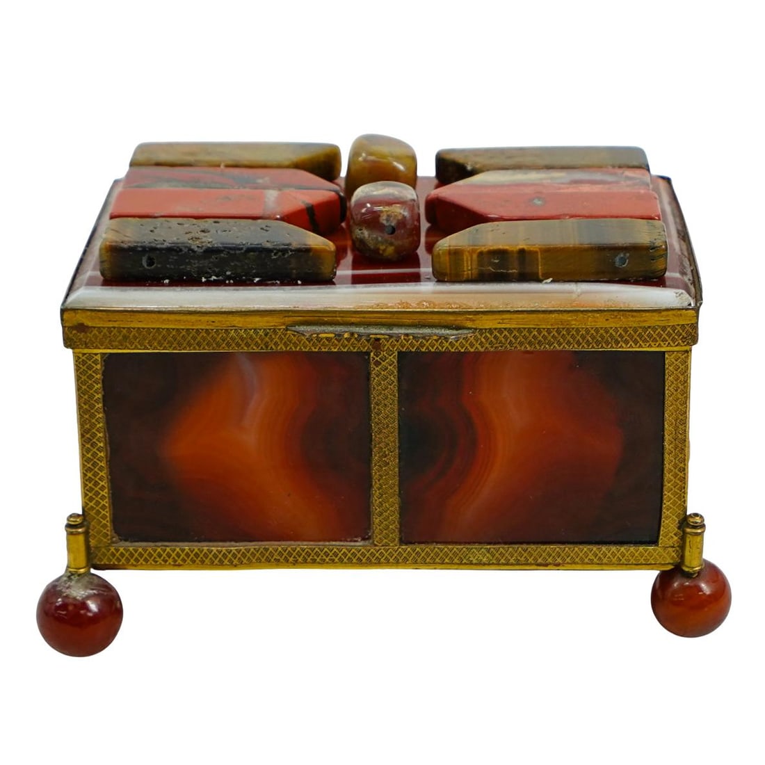 Antique Austro Hungarian Agate Box (1 of 8)