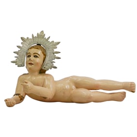 Ceramic Infant Jesus Figurine