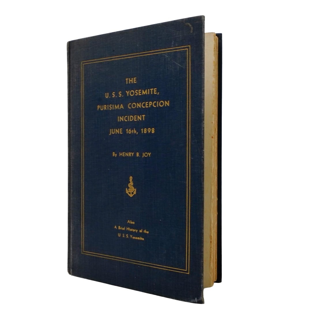 (1937) Signed "USS Yosemite Purisima Concepcion Incident" Henry B Joy (1 of 8)