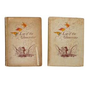 (2 pcs) Log of the Gloucester (1899)
