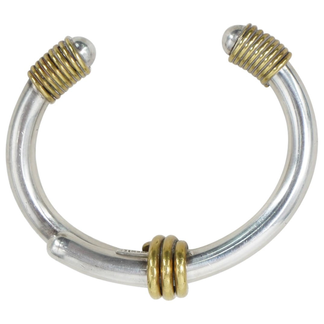 Mexico Sterling Silver Cuff Bracelet (1 of 3)