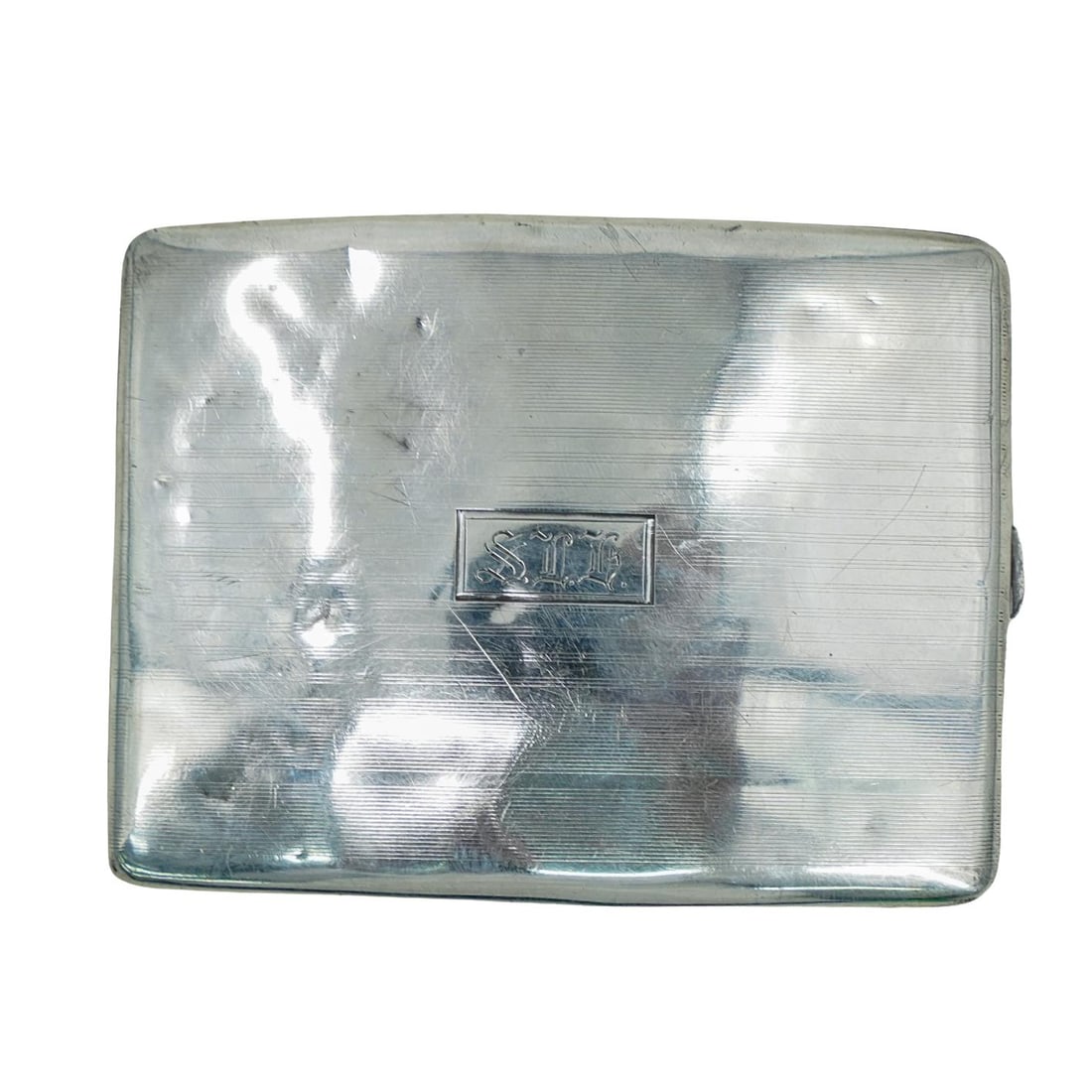 Vintage American Sterling Silver ESCO Money Case: DESCRIPTION: Vintage American Sterling Silver ESCO Money Case. By Eastern Sterling Silver Company. With engraved patterns and monogram. Marked "Sterling" and "ESCO". Total weight: 84 grs. CIRCA: Early