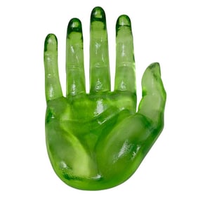 Vintage Translucent Acrylic Sculpture