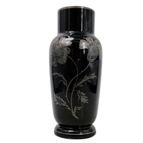 Black Ceramic Vase