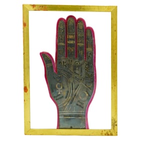 Palmistry Glass Panel Artwork