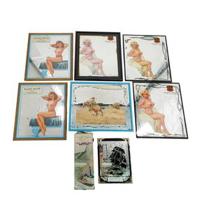 (8 Pc) Vintage Mirrored Glass Collection (1 of 10)