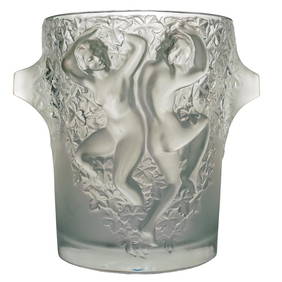 Lalique Crystal 'Ganymede' Champagne Ice Bucket Vase (1 of 8)