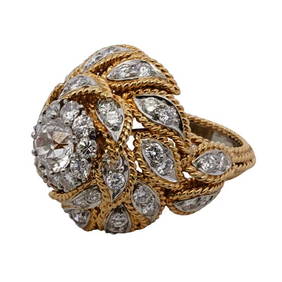 David Webb 18k Gold and Diamond Ring (1 of 4)