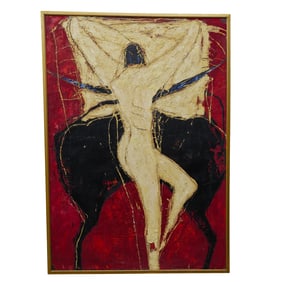 Humberto Castro (Cuban, B. 1957) Oil On Canvas