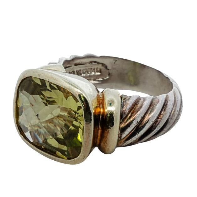 David Yurman Lemon Quartz Noblesse Ring (1 of 6)