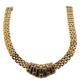 Lanvin Gold Tone Costume Necklace