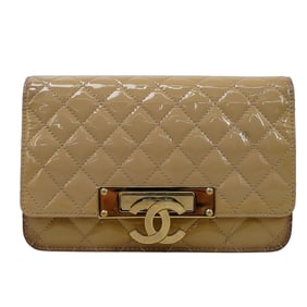 Chanel Golden Class Patent Wallet On Chain