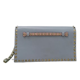 Valentino Garavani Nappa Watercolor Rockstud Wristlet Clutch
