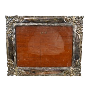 Vintage Sterling Silver Repousse Picture Frame
